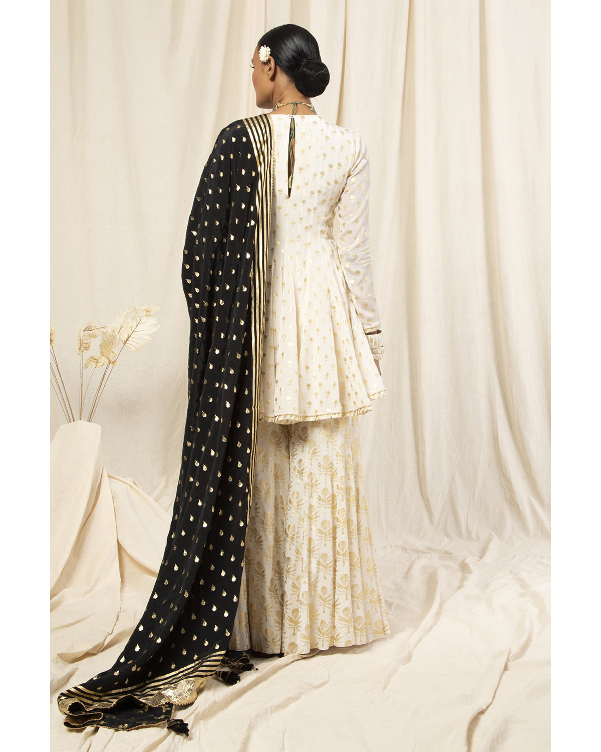 Color India Girl's Regular Fit Sharara Pants (CIP006, Black, Free Size) :  Amazon.in: Fashion